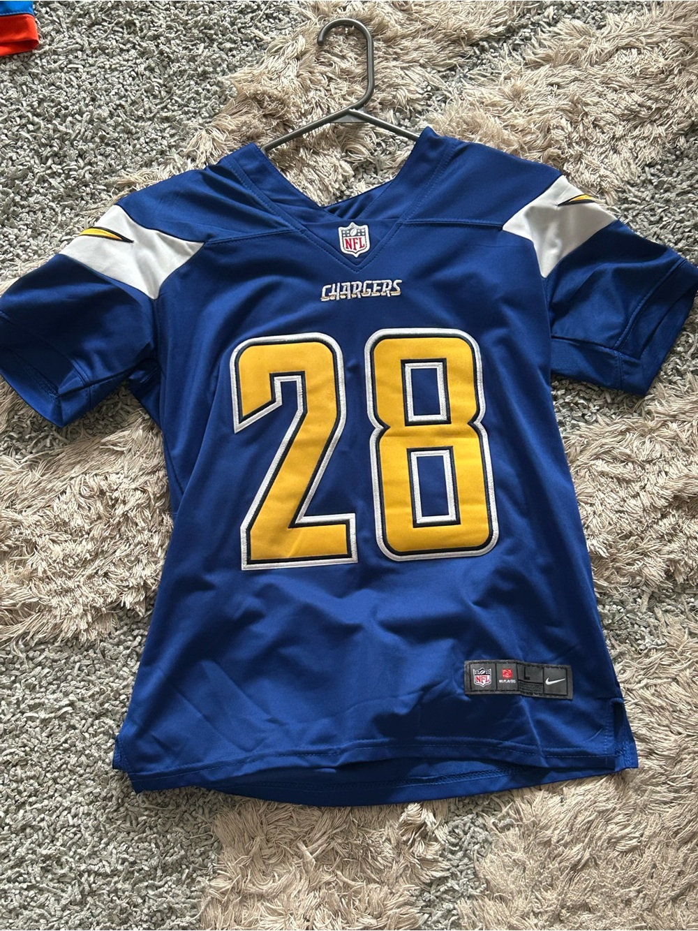 EUC - Los Angeles Chargers Melvin Gordon Jersey - Youth Large